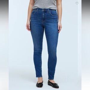 Madewell Curvy High Rise Skinny Jean - Blue - 28